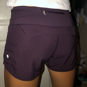 Lululemon Dark Purple Athletic Shorts